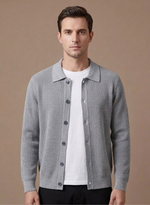 Men's Knit Cardigan – Breathable Smart Casual Layer | Areleon