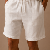 Men's Cotton Linen Shorts – Relaxed Fit Summer | Areleon