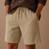 Men's Cotton Linen Shorts – Relaxed Fit Summer | Areleon