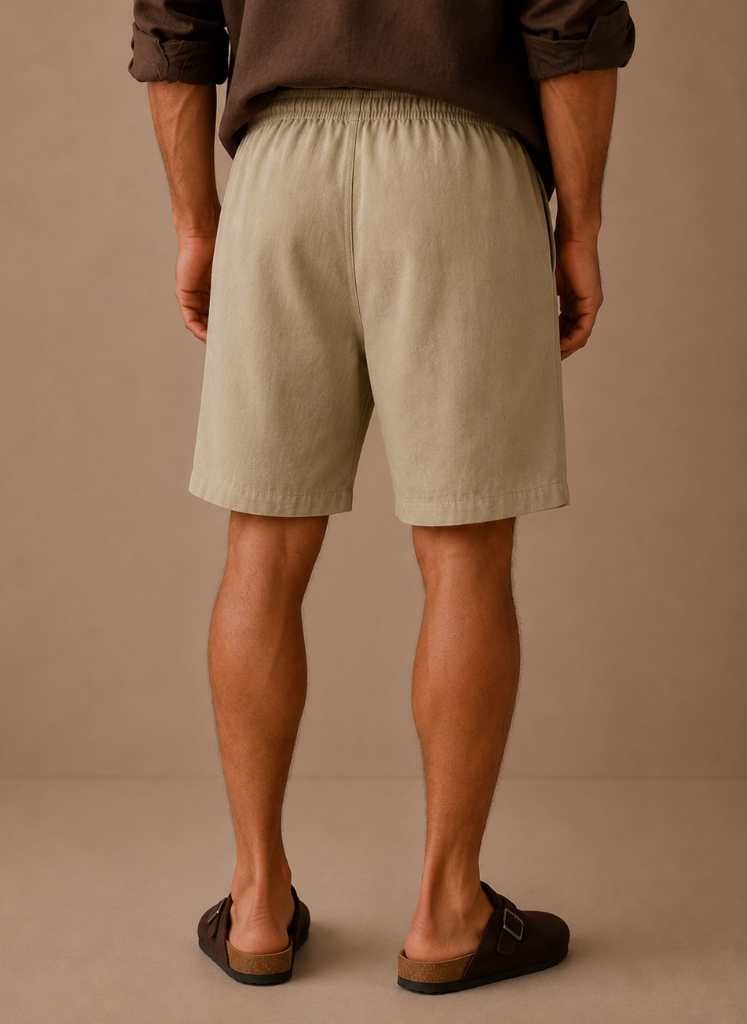 Men's Cotton Linen Shorts – Relaxed Fit Summer | Areleon