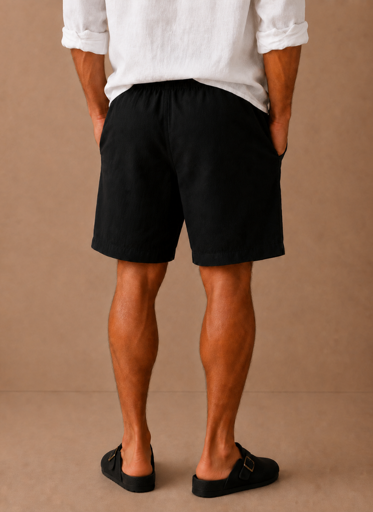 Men's Cotton Linen Shorts – Relaxed Fit Summer | Areleon
