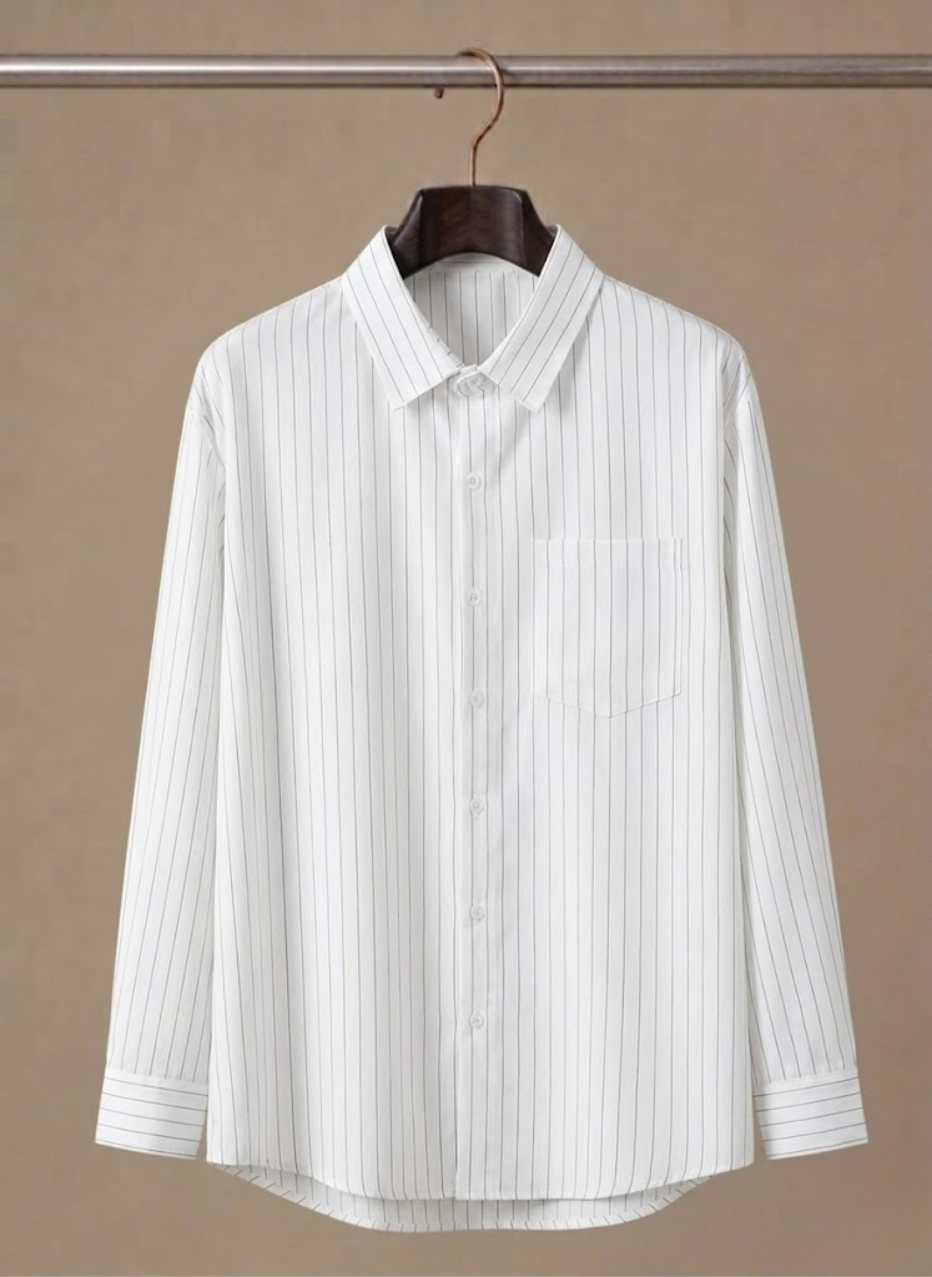 Men's Cotton Striped Shirt – Classic Button-Up | Areleon