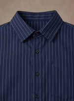 Men's Cotton Striped Shirt – Classic Button-Up | Areleon