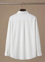Men's Cotton Striped Shirt – Classic Button-Up | Areleon