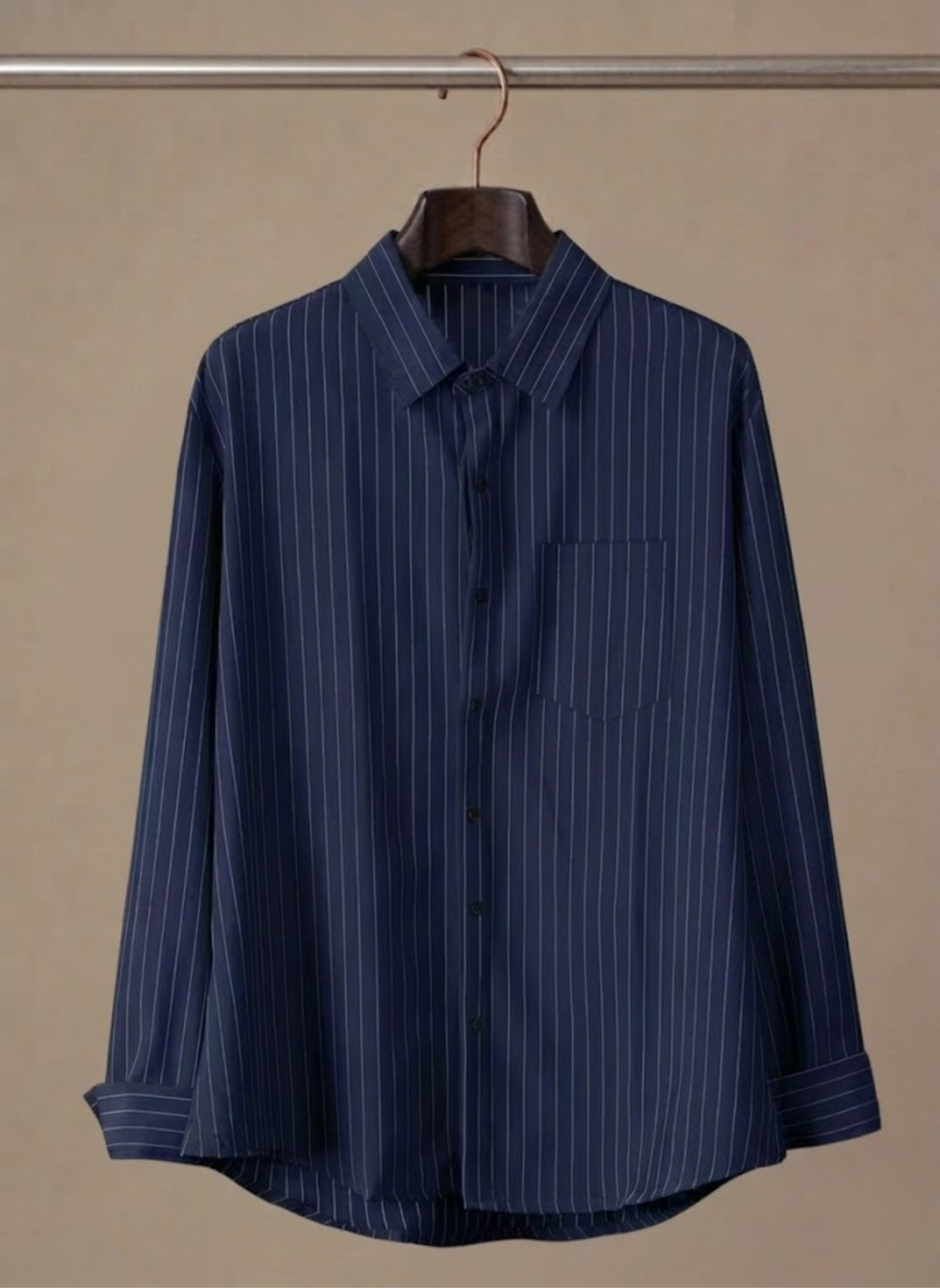Men's Cotton Striped Shirt – Classic Button-Up | Areleon