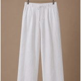 Men's Linen Blend Trousers – Lightweight Smart Casual | Areleon