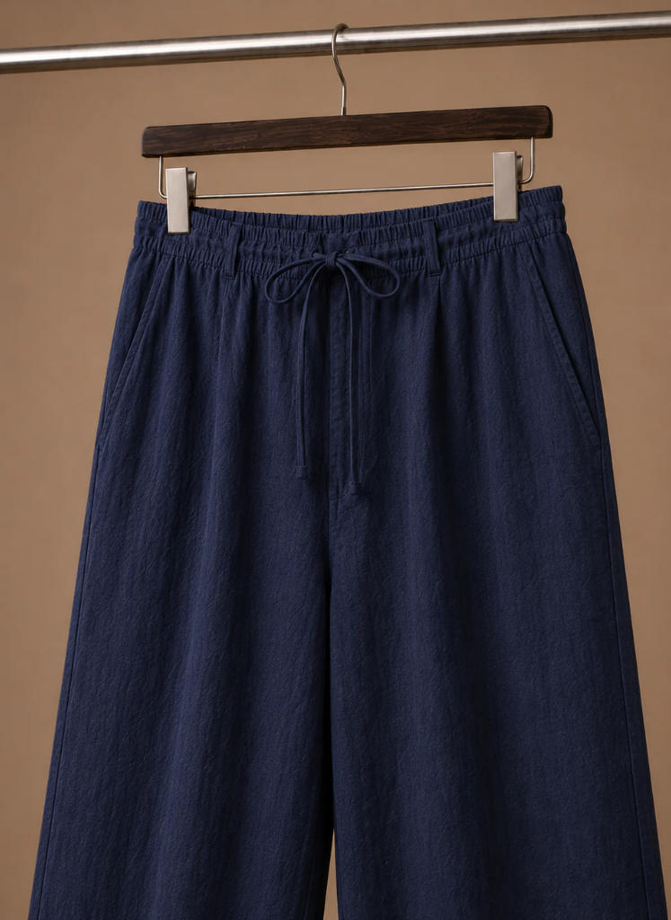 Men's Linen Blend Trousers – Lightweight Smart Casual | Areleon