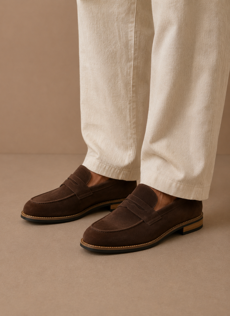 Men's Penny Loafers – Smart Casual & Formal Suede Shoes | Areleon