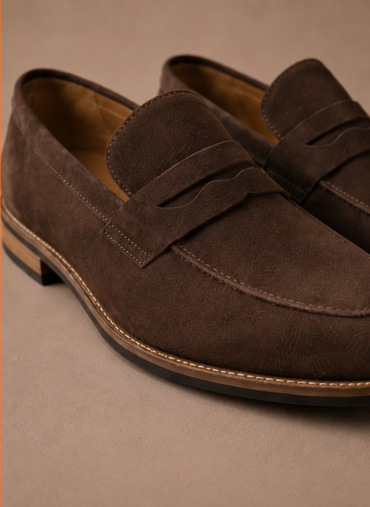 Men's Penny Loafers – Smart Casual & Formal Suede Shoes | Areleon
