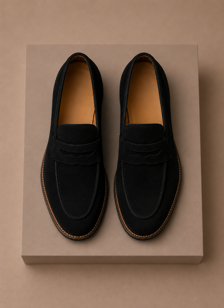 Men's Penny Loafers – Smart Casual & Formal Suede Shoes | Areleon