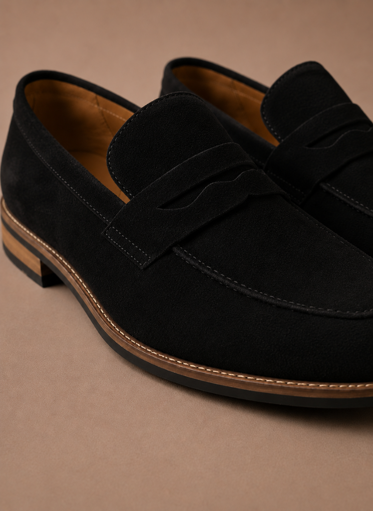 Men's Penny Loafers – Smart Casual & Formal Suede Shoes | Areleon