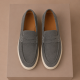 Men's Suede Penny Loafers – Premium Lightweight Slip-On | Areleon