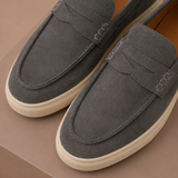 Men's Suede Penny Loafers – Premium Lightweight Slip-On | Areleon