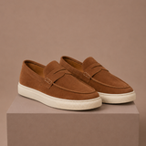 Men's Suede Penny Loafers – Premium Lightweight Slip-On | Areleon