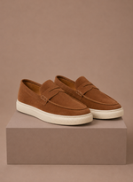 Men's Suede Penny Loafers – Premium Lightweight Slip-On | Areleon