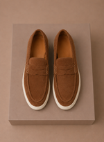 Men's Suede Penny Loafers – Premium Lightweight Slip-On | Areleon