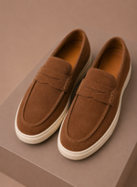 Men's Suede Penny Loafers – Premium Lightweight Slip-On | Areleon