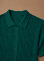 Men's Textured Polo Shirt – Breathable Smart Casual | Areleon