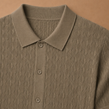 Men's Textured Polo Shirt – Breathable Smart Casual | Areleon