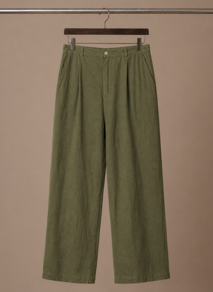 Men's Linen Cotton Summer Trousers – Relaxed Fit | Areleon