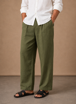 Men's Linen Cotton Summer Trousers – Relaxed Fit | Areleon