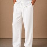 Men's Linen Cotton Summer Trousers – Relaxed Fit | Areleon