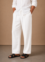 Men's Linen Cotton Summer Trousers – Relaxed Fit | Areleon