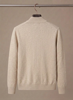 Men's Zip Cardigan – Stand Collar Stretch Knit Casual | Areleon