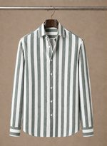 Men's Striped Button-Down Shirt – Summer Smart Casual | Areleon