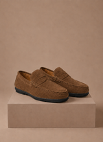 Men's Suede Driving Loafers – Soft Comfortable Slip-On | Areleon