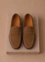 Men's Suede Driving Loafers – Soft Comfortable Slip-On | Areleon