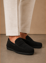 Men's Suede Driving Loafers – Soft Comfortable Slip-On | Areleon