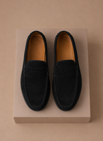 Men's Suede Driving Loafers – Soft Comfortable Slip-On | Areleon