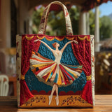 Victorine | Sac cabas matelassé à motif ballerine