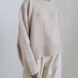 Frédérique | Pull ample à fentes latérales
