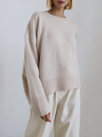 Frédérique | Pull ample à fentes latérales