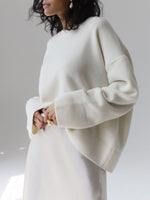 Frédérique | Pull ample à fentes latérales
