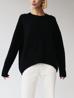 Frédérique | Pull ample à fentes latérales