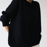 Frédérique | Pull ample à fentes latérales