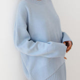 Frédérique | Pull ample à fentes latérales