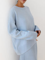 Frédérique | Pull ample à fentes latérales