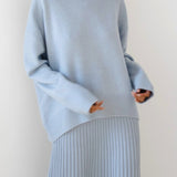 Frédérique | Pull ample à fentes latérales