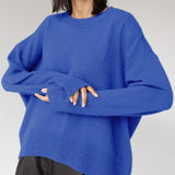 Frédérique | Pull ample à fentes latérales