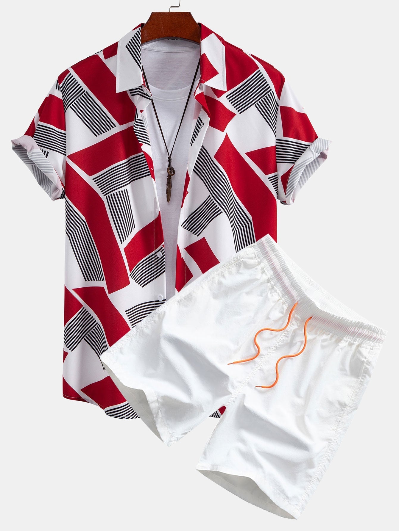 red & white / S