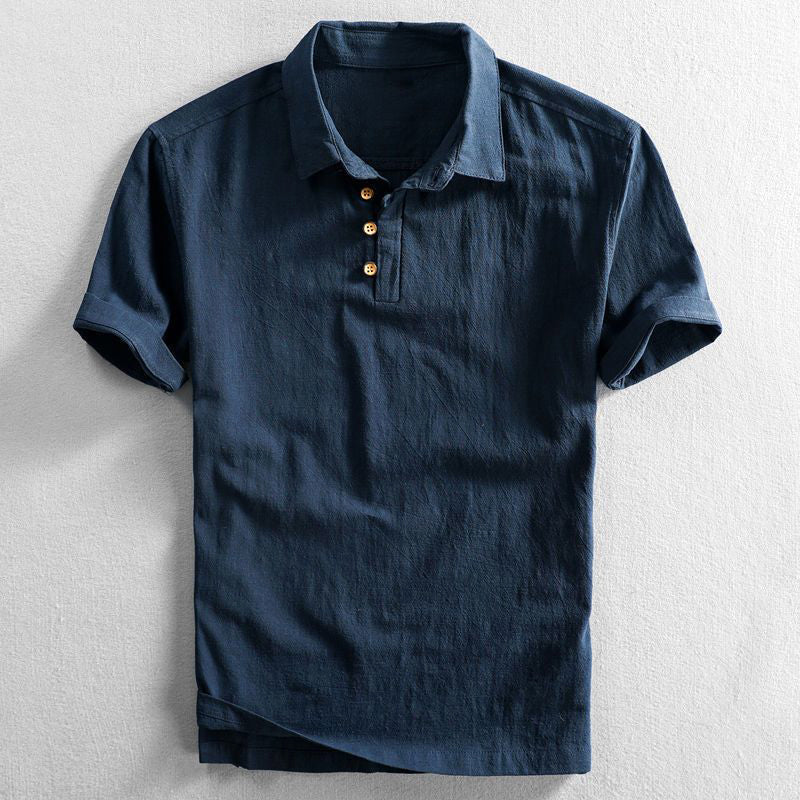 Polo Edward — classique en lin