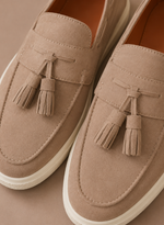Men's Tassel Loafer Sneakers – Suede Casual Slip-On | Areleon