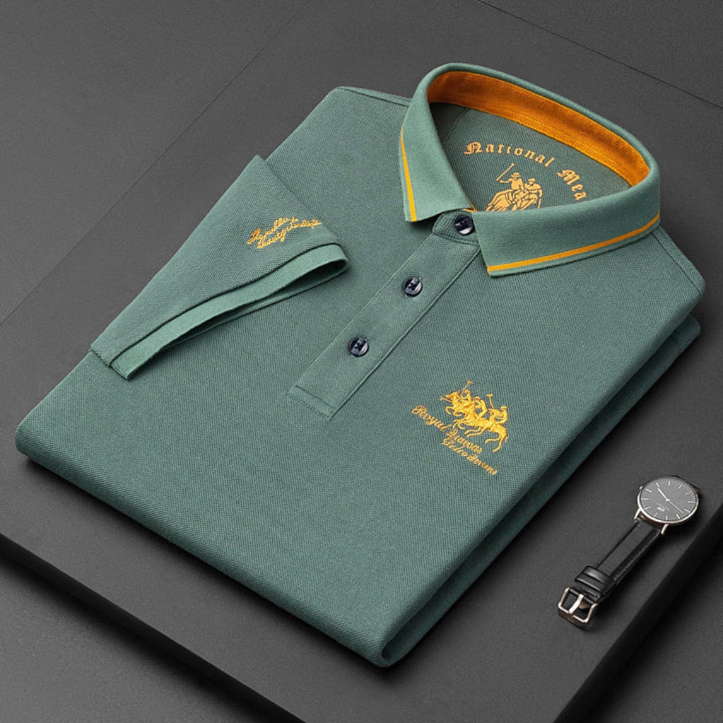 COTTON BLEND POLO FOR MEN
