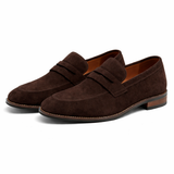 NUBUCK LOAFERS FOR MEN