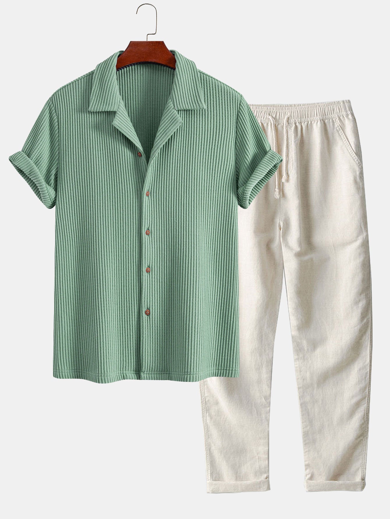 Lightgreen & Beige / S