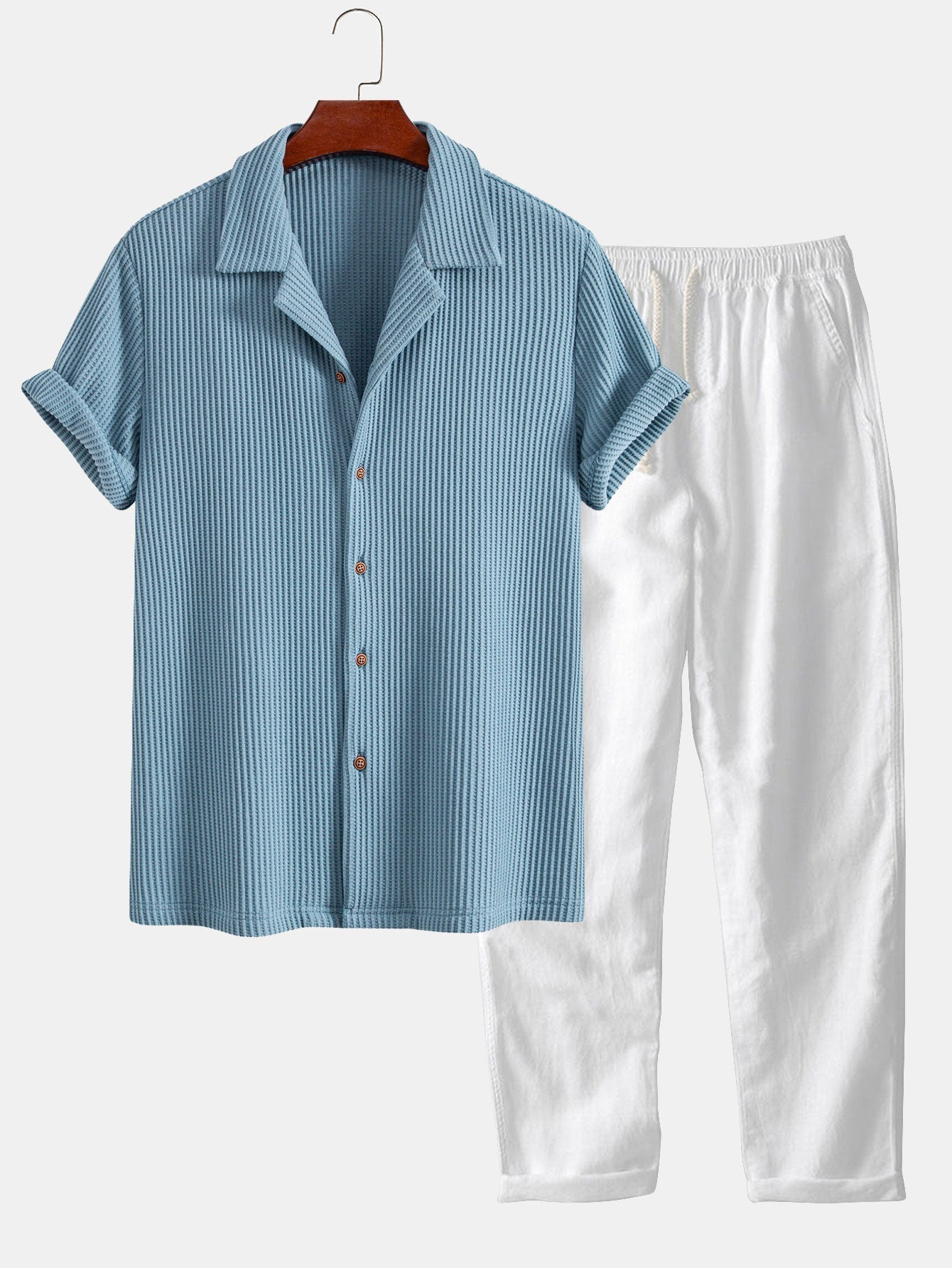 Lightblue & White / S
